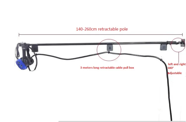 Universal suspension Traction rope hanger FOR HTC VIVE/Pro headset For Hp Microsoft MR Windows VR Free-flying space rack station