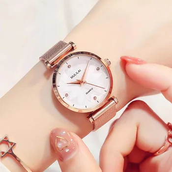 MULILAI Luxury Brand Women Watches Starry Sky Magnet Watch Buckle Fashion Casual Female Wristwatch Roman Numeral Simple Bracelet
MULILAI Luxury Brand Women Watches Starry Sky Magnet Watch Buckle Fashion Casual Female Wristwatch Roman Numeral Simple Bracelet