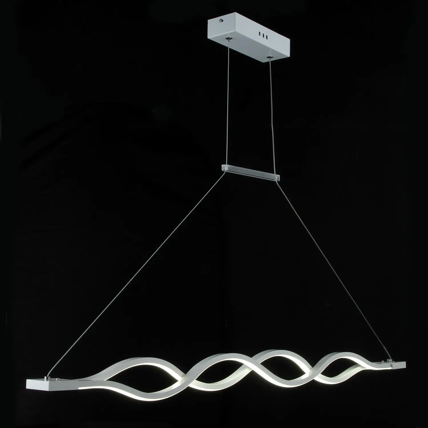 

European Modern Linear Chandelier Ceiling Pendant Light Led Lamp +Remote Control Bedroom Chandelier Led Light Ceiling Led Light