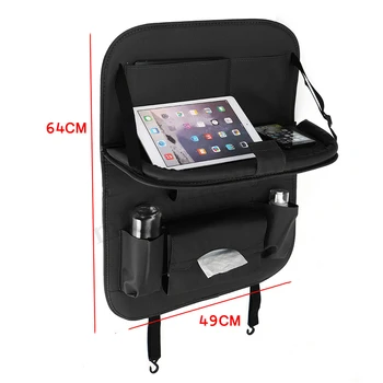 

Multi-Use Car Organizers Black Car Organizer Car Portable Storage Bags Car Seat Back Portable Storage Bag For IPad Phone Holder
