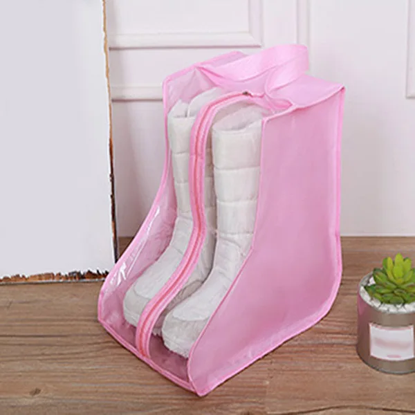 

Shoe Storage Bags Dust Proof Hanging Closet Cabin Zipper Protector Portable Boot Organizer LXY9