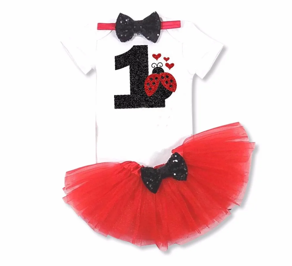 Buy Toddler Ladybugs Tutu Baby Sets For New Born Baby