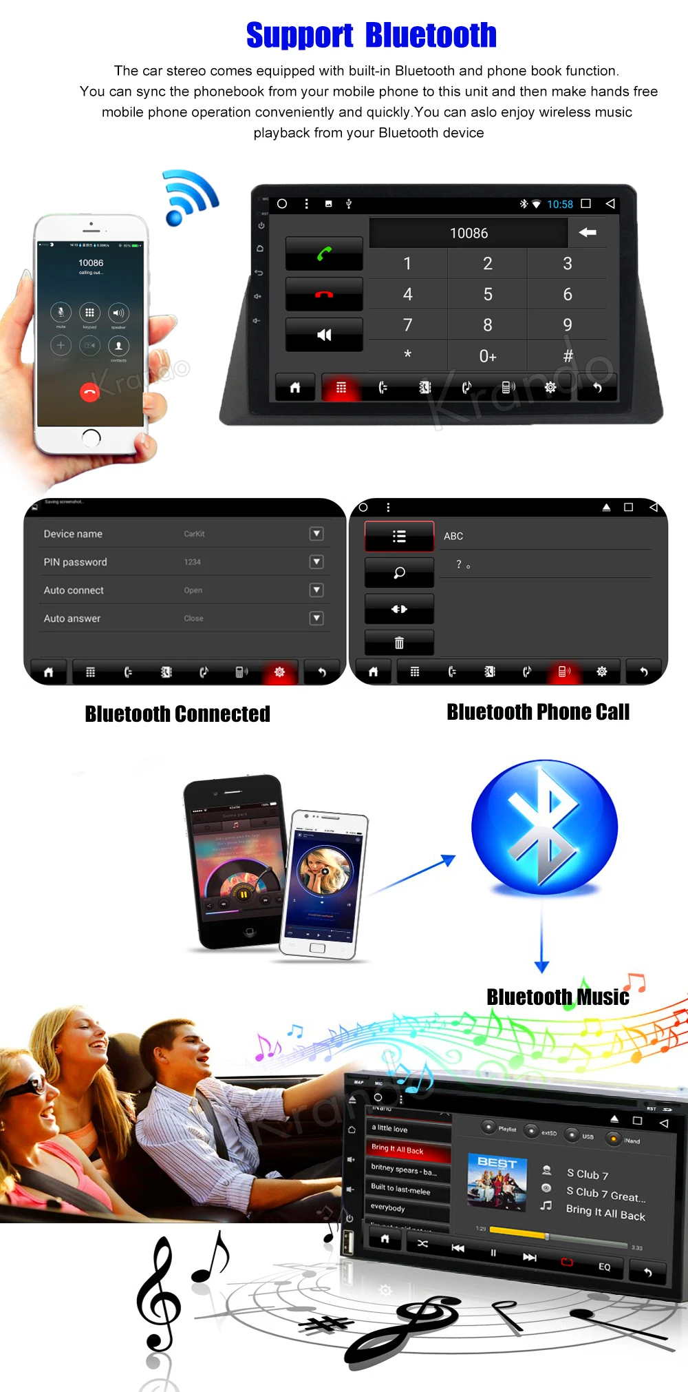 Best Krando Android 8.1 10.1" IPS Full touch car Multimedia player for Honda Accord 8 2008-2012 navigation system radio gps wifi BT 4 Best Krando Android 8.1 10.1" IPS Full touch car Multimedia player for Honda Accord 8 2008-2012 navigation system radio gps wifi BT 4