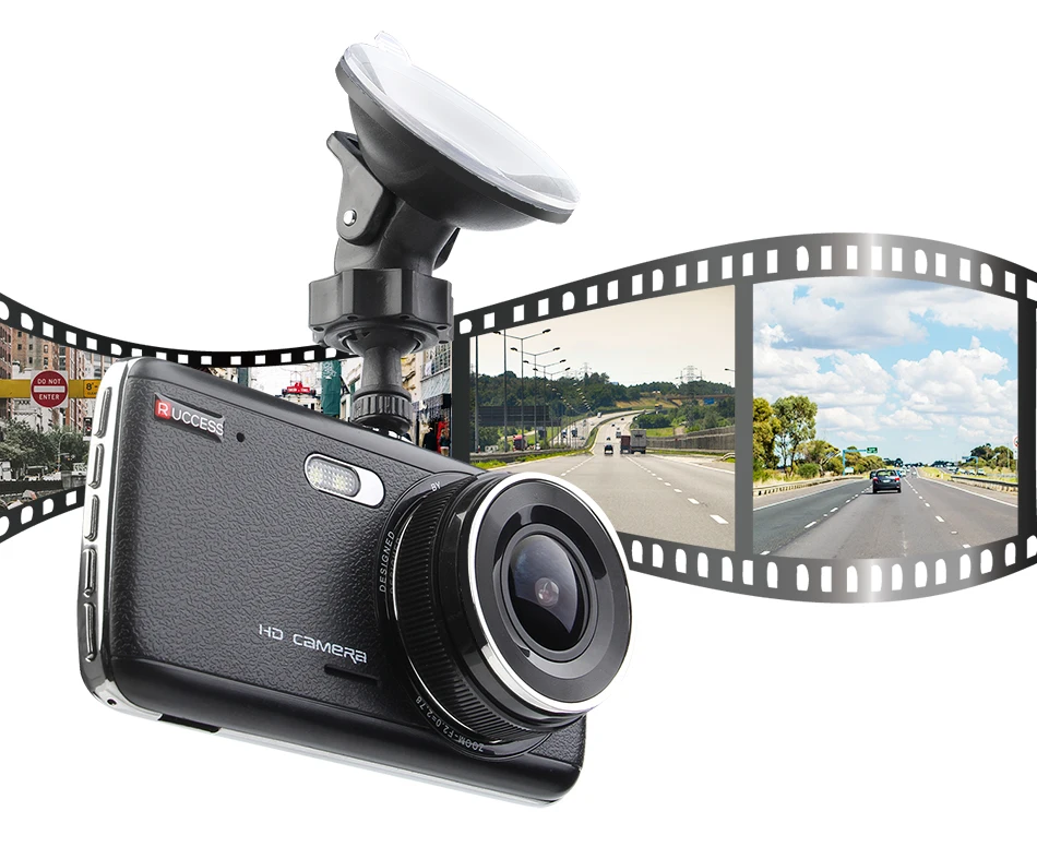 Ruccess DVR 4 Inch IPS Car DVR Dual Lens Camera Full HD 1080p Dash Camera with ADASFCWS Video Recorder Night Vision Dash Cam (34)