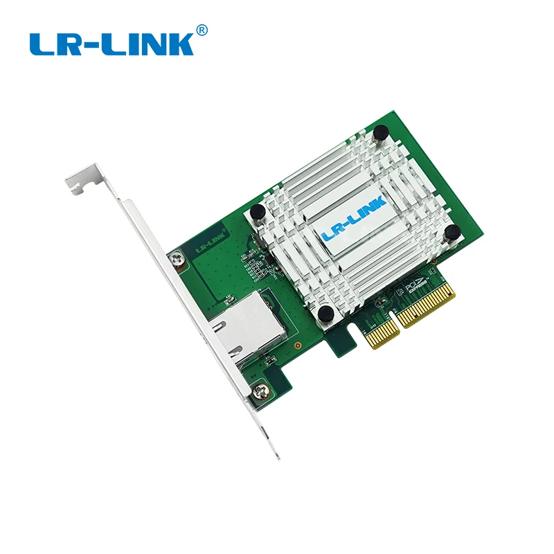 Сетевой адаптер сетевой с одним портом 10G Gigabit Ethernet RJ45 медный PCI E x4 pc экспресс