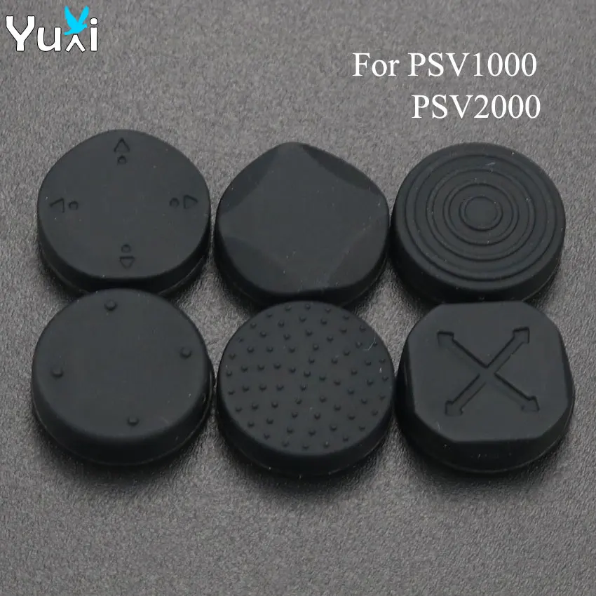 Силиконовые колпачки для джойстика YuXi 6 в 1 аналоговая крышка Sony PlayStation PS Vita PSV 1000