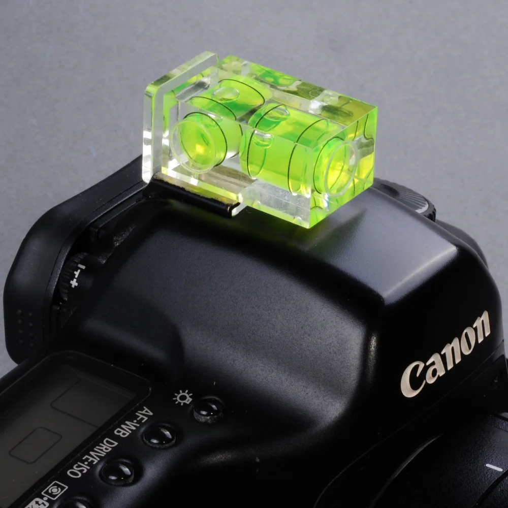 Двойной 2 оси спиртовой уровень уклономер на Камера типа «Горячий башмак для цифровой зеркальной камеры Canon Nikon Pentax DSLR