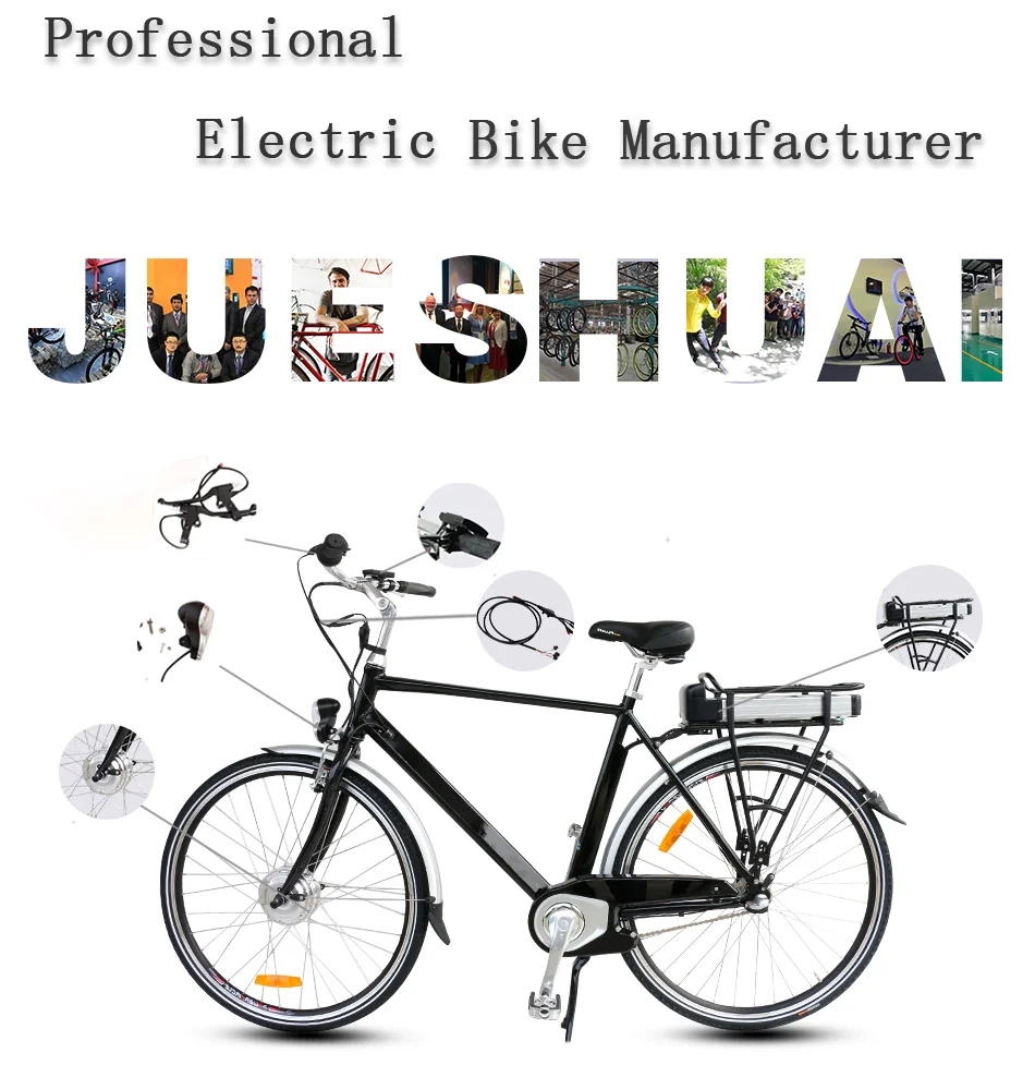 Flash Deal 48V 350W Electric Bike Conversion Kit with Battery City Bike Electric Bicycle Rear Motor Wheel bicicleta electrica Electric Bike 2