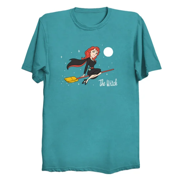Printed Men T Shirt Cotton tshirt Rowena The Witch O-Neck Short-Sleeve Women T-Shirt | Мужская одежда