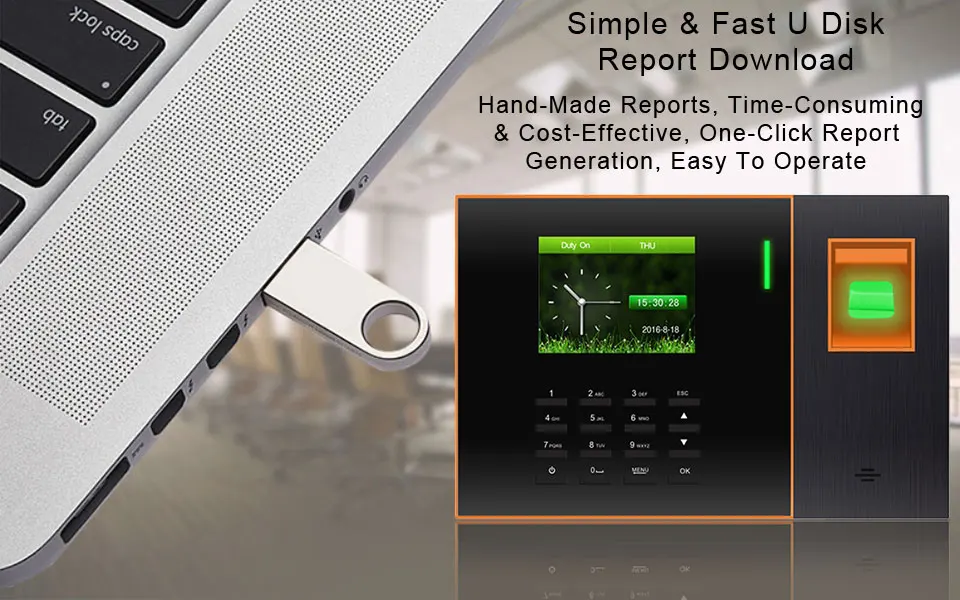 Отпечатков пальцев посещаемость времени Системы TCP/IP USB доступа Управление Посещаемость Время Часы Регистраторы Reader сотрудников