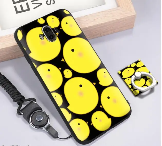 

Huawei MATE 10 Case Simple Style Black Frame Cartoon Painted 3D Phone Shell Cover Case For Huawei MATE 10 Mate10 #001