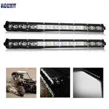 18 w 36 w Carro Barcos de Trabalho Barra de Luz Spotlight Holofote Led Bar para Jeep ATV UTV SUV 4 Corredor 4×4 Truck Driving Offroad