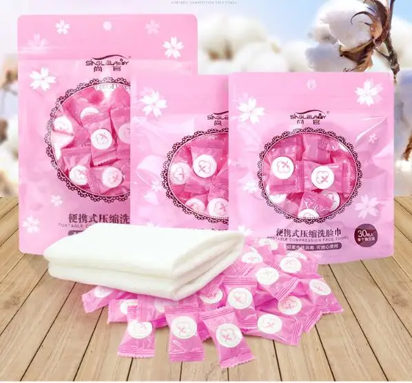 

Portable Travel Cotton Compressed Towel Expandable Mini Face Care Healthy Magic Towel For Outdoor Sports
