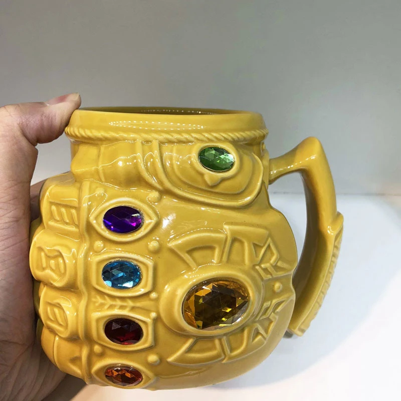 Marvel кофейные кружки Thanos чашки и перчатки Fist Mark крутая креативная посуда для