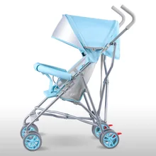 Легкая детская коляска портативная может сидеть полулежащий ребенок амортизатор тележка летняя складная детская Автомобильная зонтичная тележка