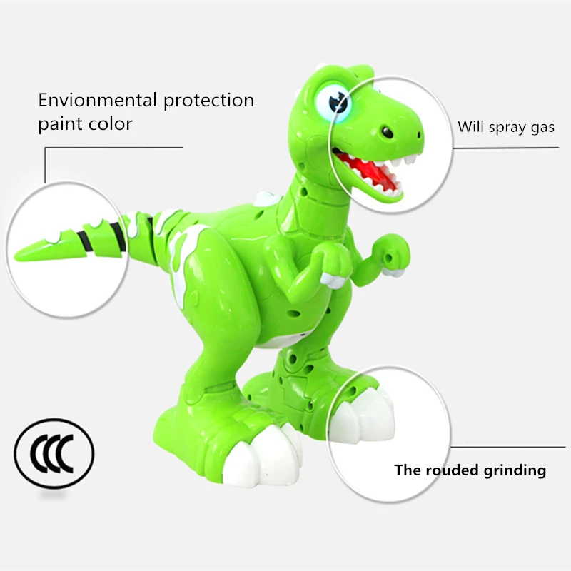 Динозавр робот Remoto управления роботизированной dinosaurio умный спрей детские