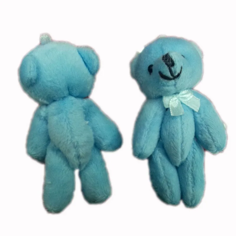 8cm bow teddy bear blue-3