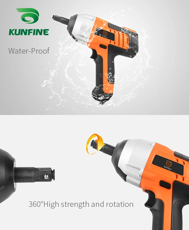 KUNFINE DC12V 2T Electric Impact Wrench & Electric Jack 004-1 (9)