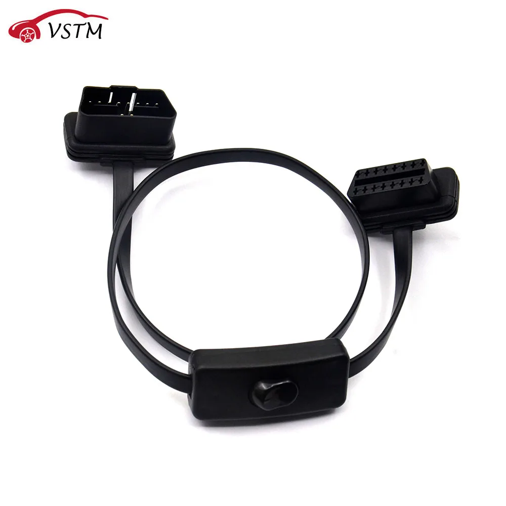 VSTM OBD 2 II разветвитель удлинитель в 1 с переключателем кабеля Диагностический