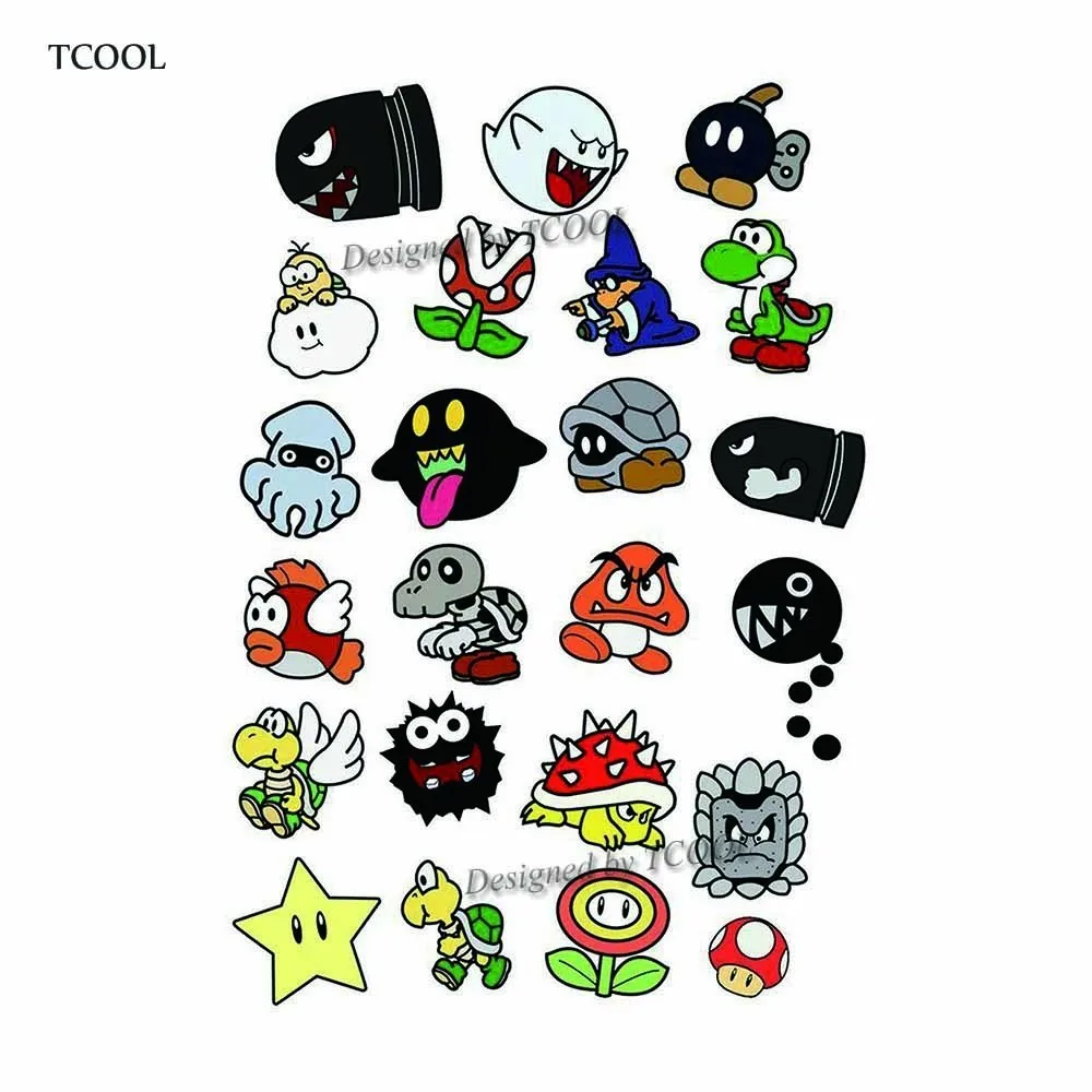 

HXMAN Cartoon Animals Temporary Tattoo Sticker Waterproof Women Fashion Fake Body Art 9.8X6cm Kids Hand Tattoos Hot Design A-347