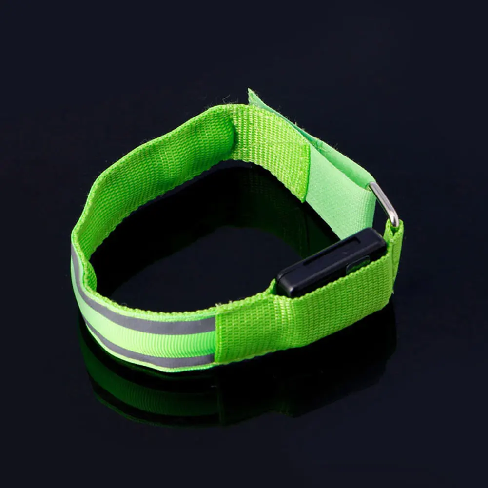 

New Reflective LED Light Sport Arm Armband Strap Safety Belt For Night Running Cycling