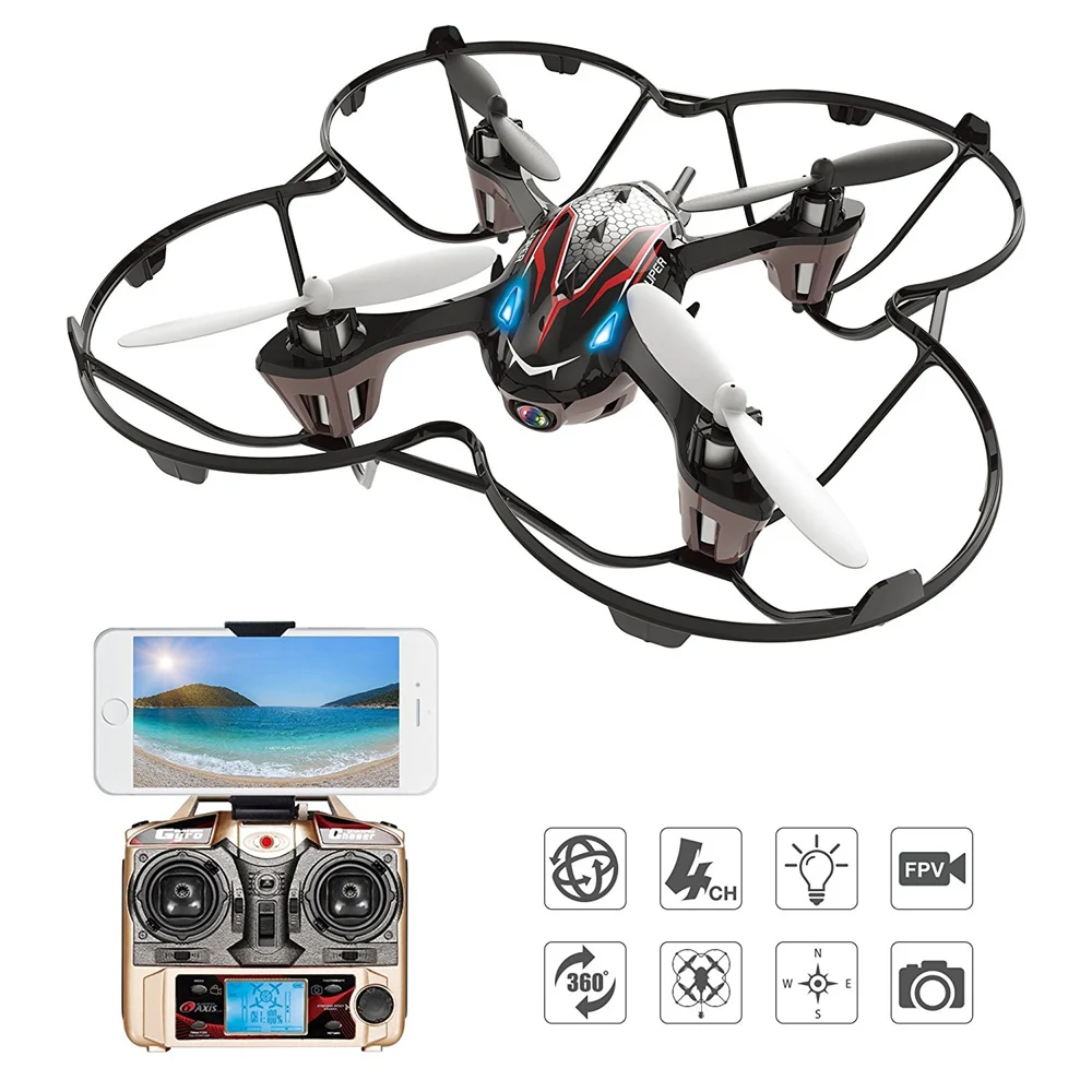 

Holy Stone F180W Drone with Camera HD RC Helicopter Mini FPV Quadcopter Gravity Sensor 3D Flip Headless Mode Including Battery