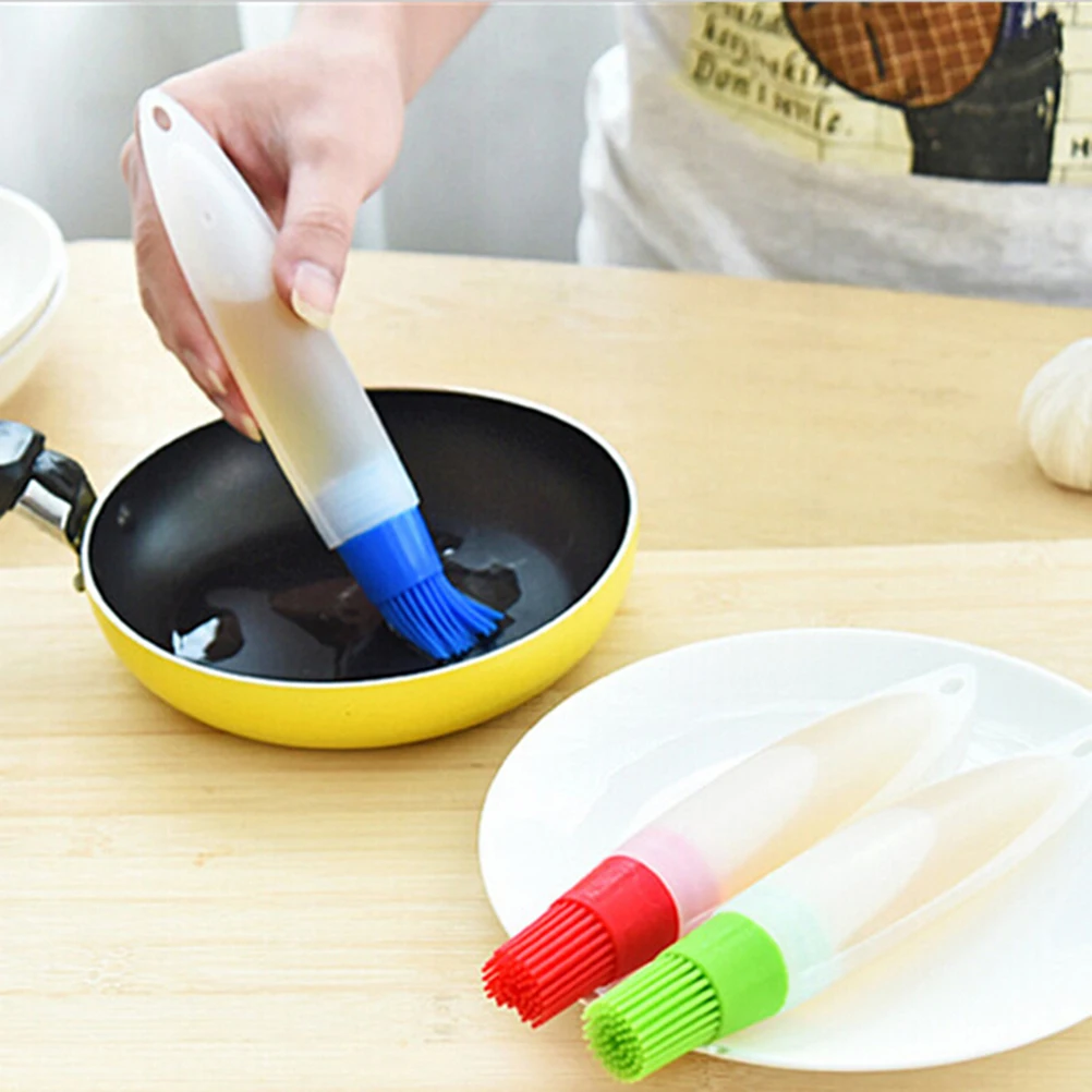

Silicone Liquid Oil Pen Baking Brushs Cake Butter Bread Pastry Brush Baking Tool BBQ Utensil Safety Basting Brush