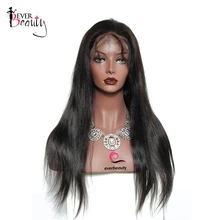 13×6 Lace Front Human Hair Wigs With Pre Plucked Hairline 150% Density Straight Brazilian Lace Front Wigs Remy Ever Beauty Hair