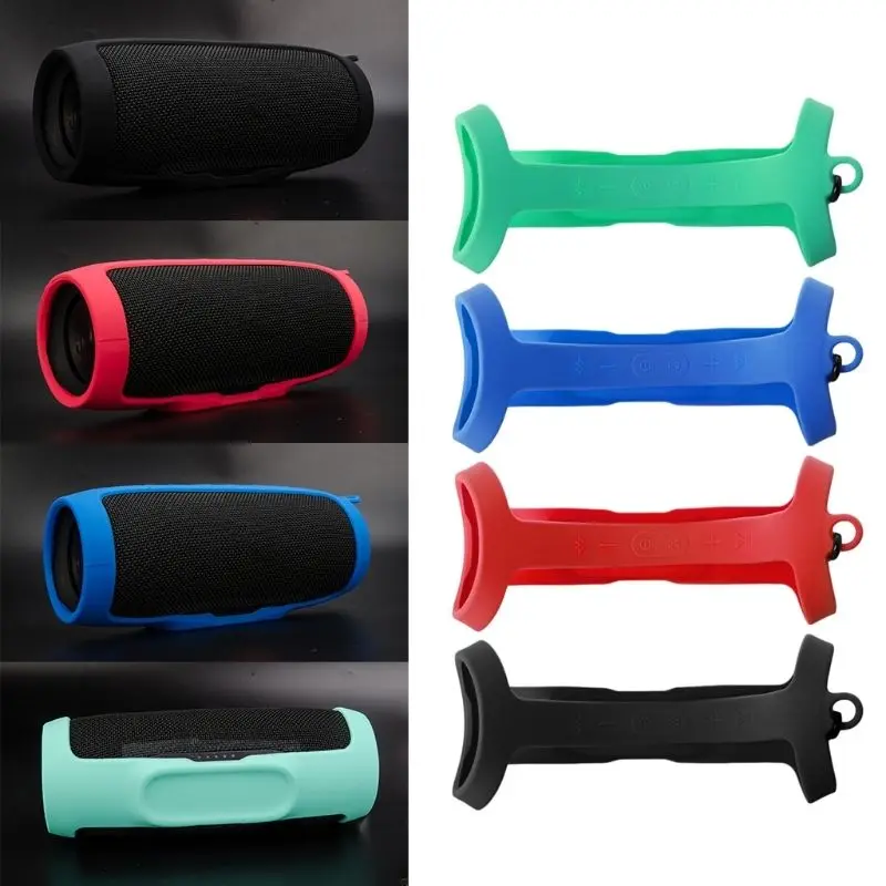 

Silicone Cover Case For JBL Charge 3 Portable Spaeaker Soft Protective Cover Shockproof Sleeve Protector For JBL Charge3 Column