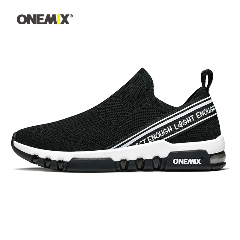 ONEMIX/мужские кроссовки для женщин; супер дышащие сетчатые кроссовки с хорошим отскоком; светильник без шнуровки; уличные спортивные кроссовки