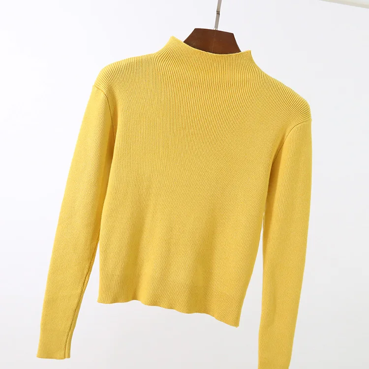 Cashmere Knitted Sweater Crop Top Pullover Turtleneck Crop Sweater pull femme Womens Jumpers Croped Feminino Jersey Mujer L1142 Cashmere Knitted Sweater Crop Top Pullover Turtleneck Crop Sweater pull femme Womens Jumpers Croped Feminino Jersey Mujer L1142