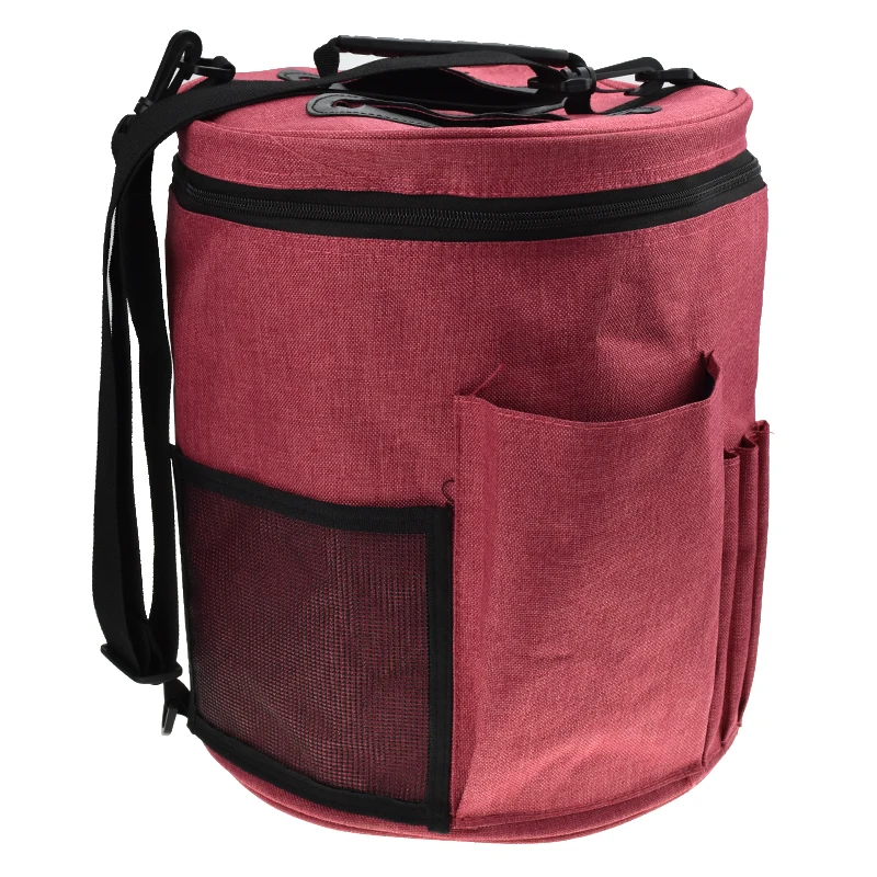 Looen Brand Knitting Bag For Yarn Storage Empty Yarn Storage Knitting Big Capacity Women Mom Home Crochet Hooks Yarn Storage Bag (9)