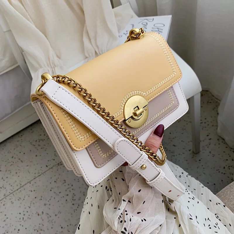 

Summer Women Pu Leather Shoulder Bag High Quality Ladies Chain Small Crossbody Bags for Women Bags Fashion Fermale Messenger Bag