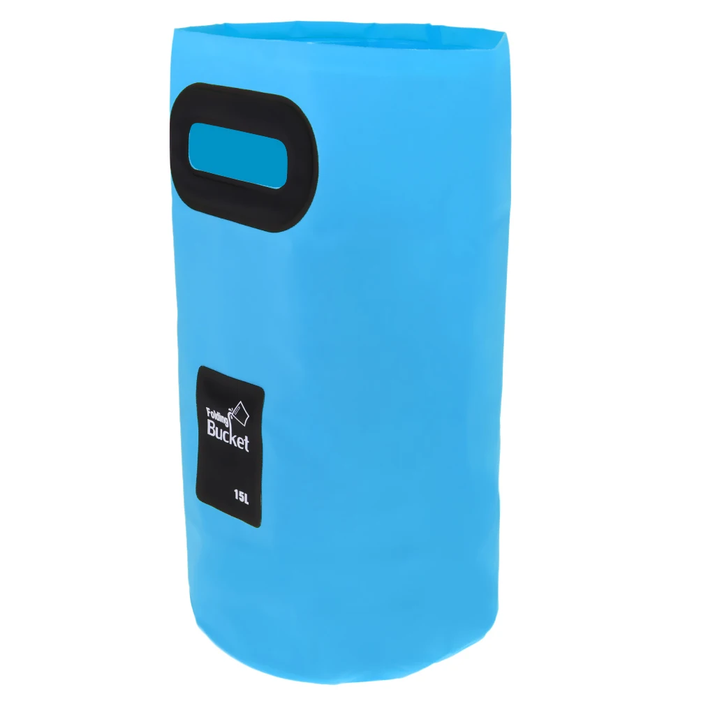 Foldable Camping Bucket Trash Can Living Room Garbage Bin Washing Laundry Picnic Lunch Bags For Women Kids 