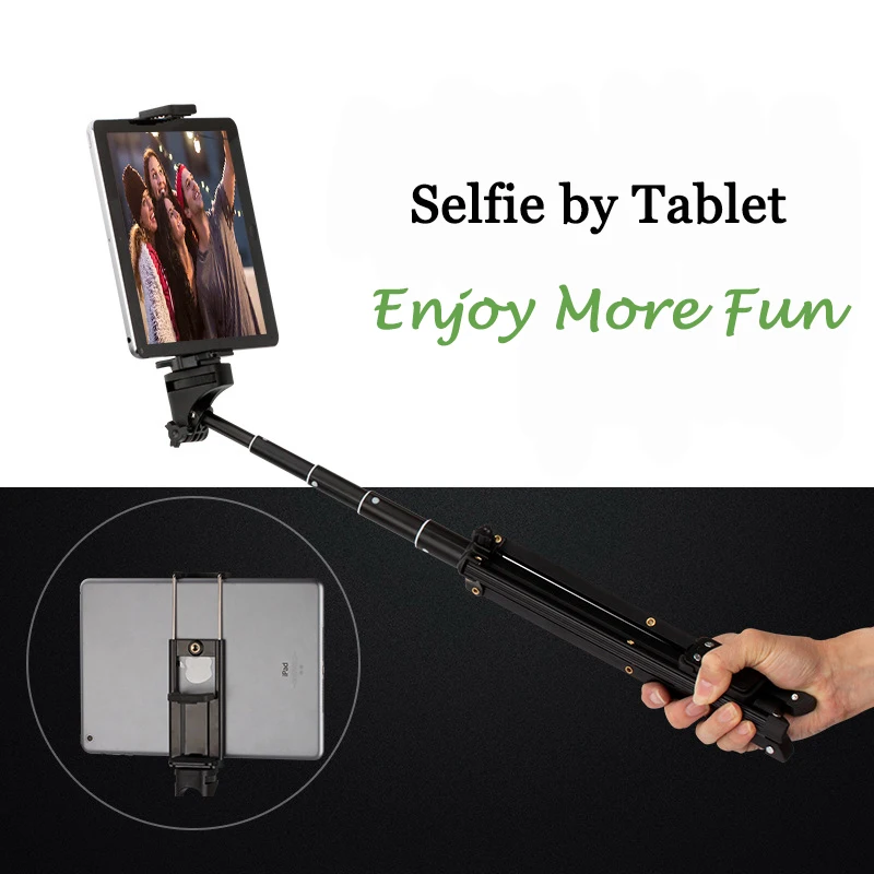 Portefeuille-2-in-1-Universal-Tablet-Cell-Phone-Clip-Tripod-Holder-For-iPad-pro-air-iPhone-8-8plus-7-6-Samsung-Tab-Tripe-Adapter (10)