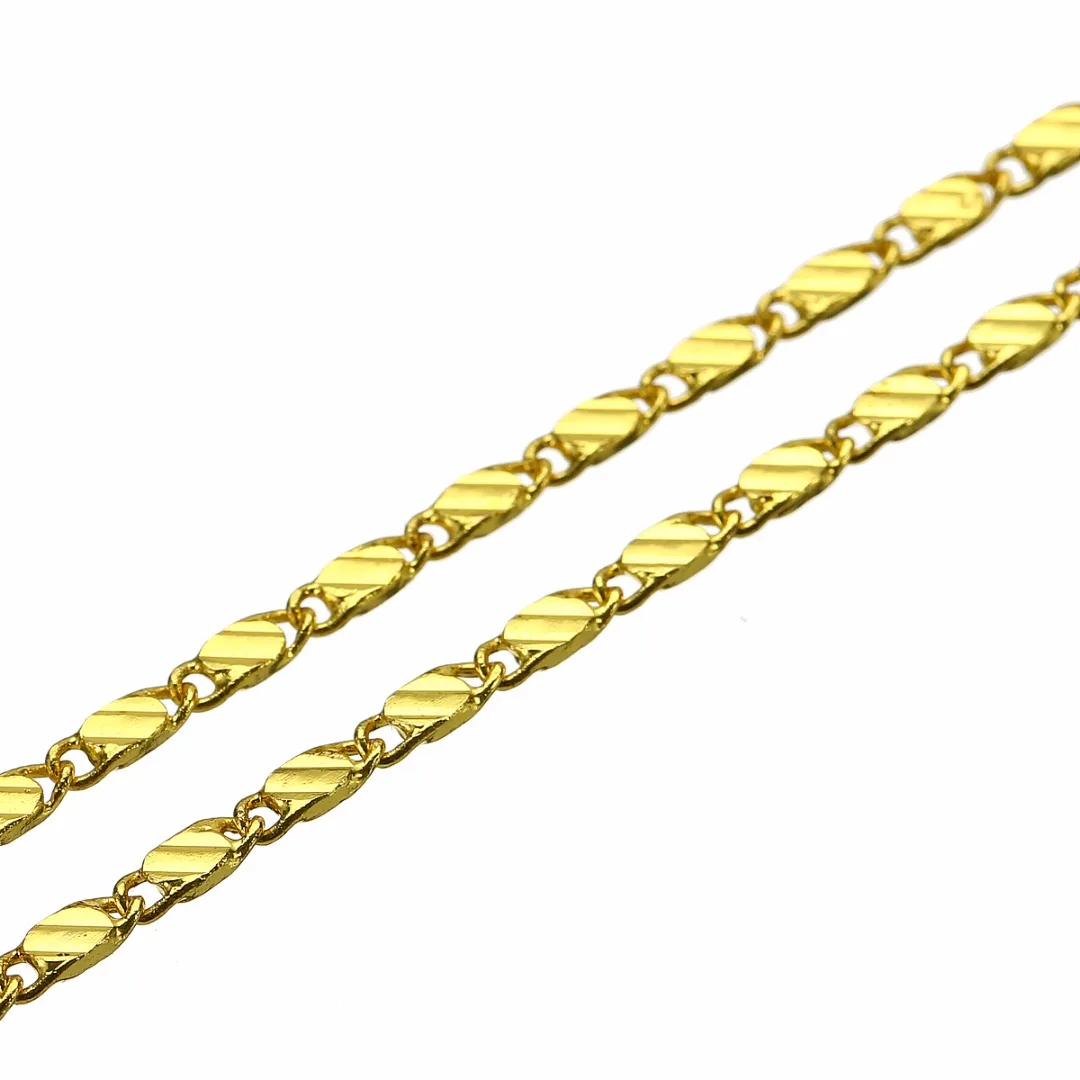 Мужское золотое ожерелье с цепочкой, модное ювелирное изделие DIY, мужское ожерелье в стиле хип-хоп, s цепочки, shellhard 18-26 дюймов