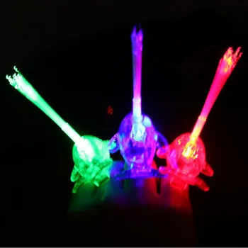 

LED Finger Torch Lights Glowing Dazzle Dolphin Fiber Emitting Lamps Christmas Birthday Party Supplies