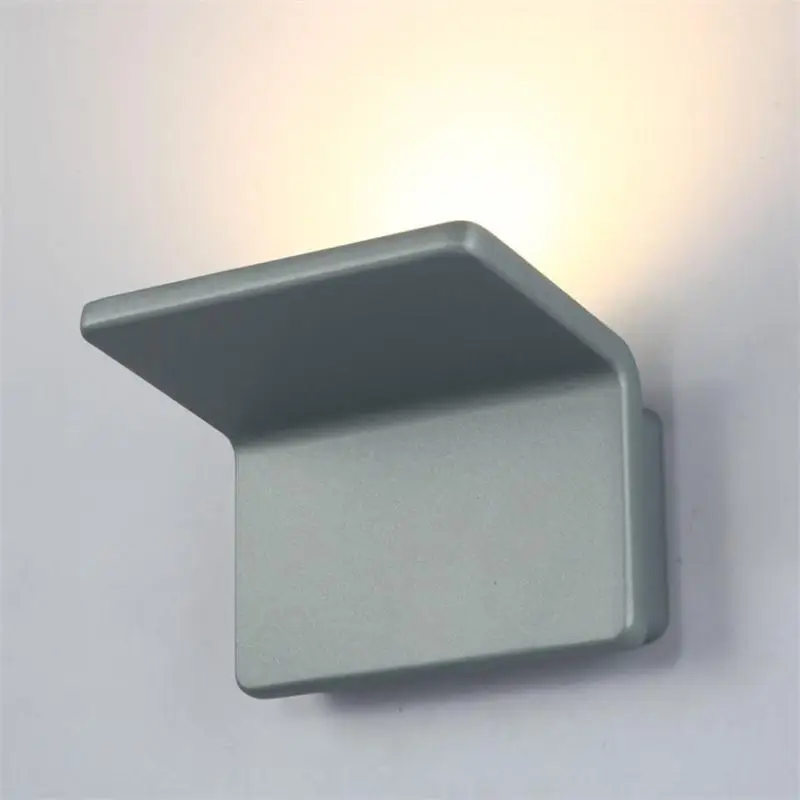 Алюминиевые настенные лампы аппликация Мураль светильник Современный Arandela зеркало для спальни ванная комната Огни бра белый/золотой/серый настенный светильник