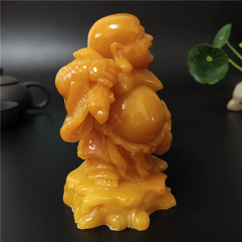 Статуя Будды из нефрита статуя Майтрейи статуэтки фэншуй Декорации для дома