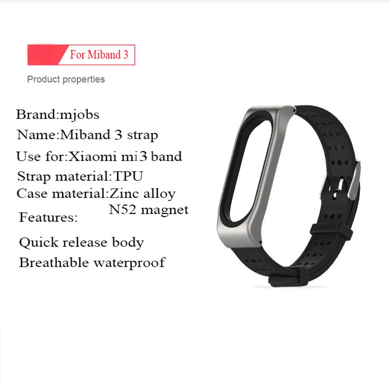 Силиконовый ремешок для часов mi Band 3 сменный Браслет для Xiaomi mi band 3 Смарт-браслеты различных цветов