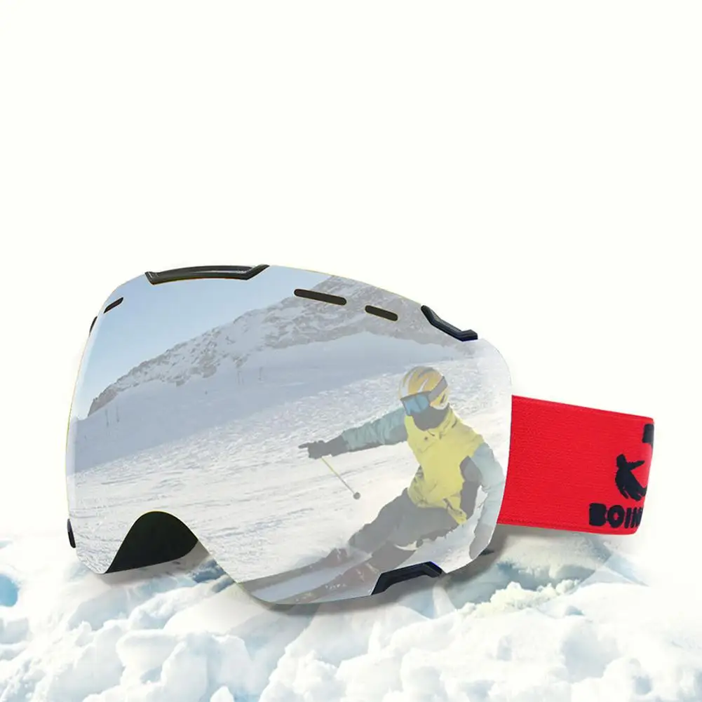 New Ski Goggles Double Layers Curved Lens Anti-UV Anti-fog Big Ski Mask Glasses Skiing Men Snow Snowboard Goggles Ski Glasses New Ski Goggles Double Layers Curved Lens Anti-UV Anti-fog Big Ski Mask Glasses Skiing Men Snow Snowboard Goggles Ski Glasses