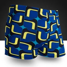 Синий Желтый Куб мужские плавки трусы боксеры шорты купальный костюм одежда для плавания купальный костюм брюки для бассейна пляжный купальник