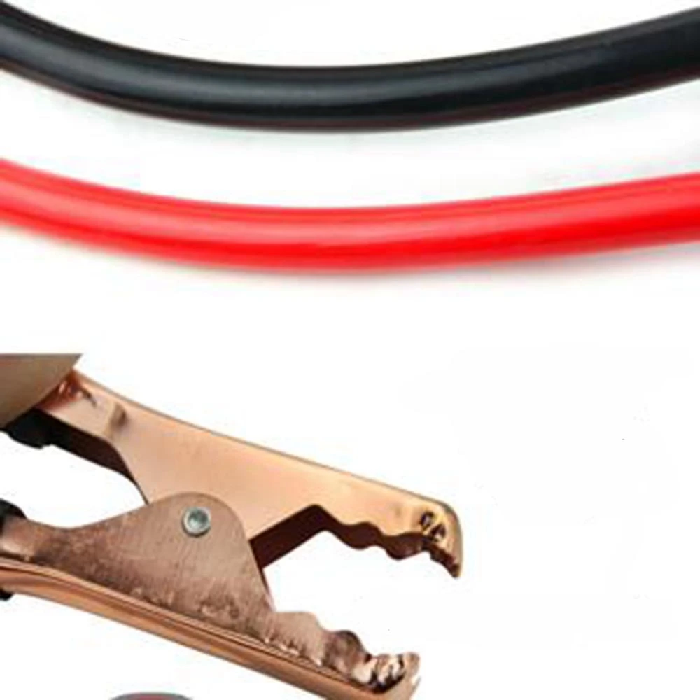 2 M de alambre de cobre Alambre de 500 de servicio pesado, Amp del salto de la batería de emergencia de Cable de batería de coche de puente de línea 2 M de alambre de cobre Alambre de 500 de servicio pesado, Amp del salto de la batería de emergencia de Cable de batería de coche de puente de línea