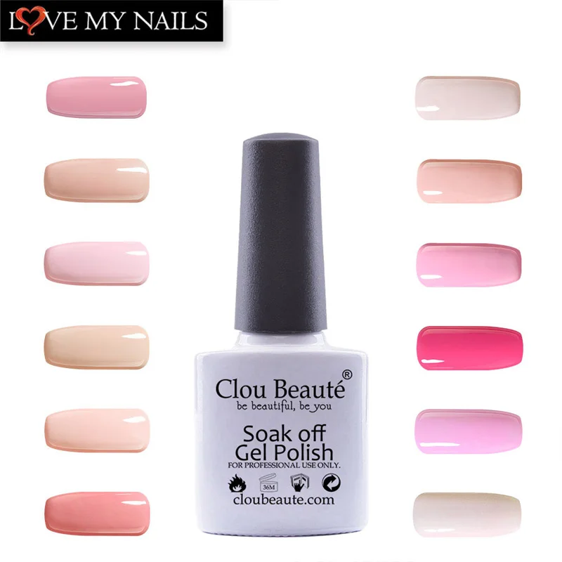 Гель лак для ногтей clou beaute 10 мл 12 шт./компл. УФ гель ногтей|nail gel lacquer|gel lacqueruv nail polish |
