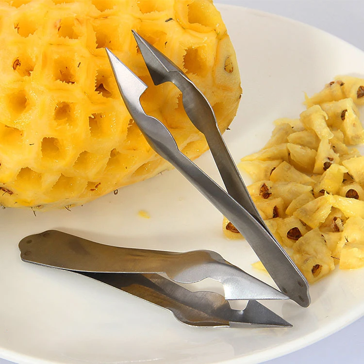 Practical Ananas Peeler Pineapple Corer Slicer Cutter Coupe ananas Kitchen Gadgets Accessories Pineapple Slicer Clips