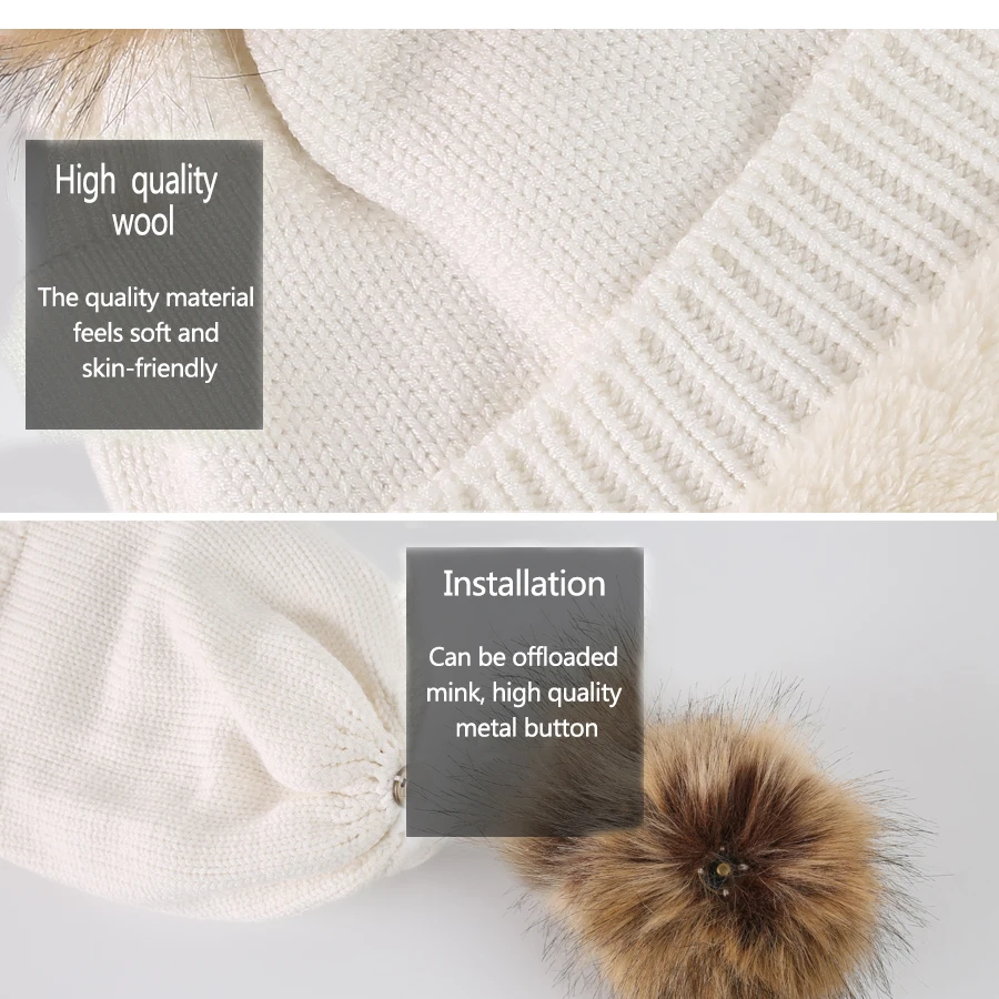 Girita-Women's- Winter- knit- hat- Skullies- Beanies- fleece- lined- Hats- crochet- Pompon- Fur- Female- Warm- Caps (14)