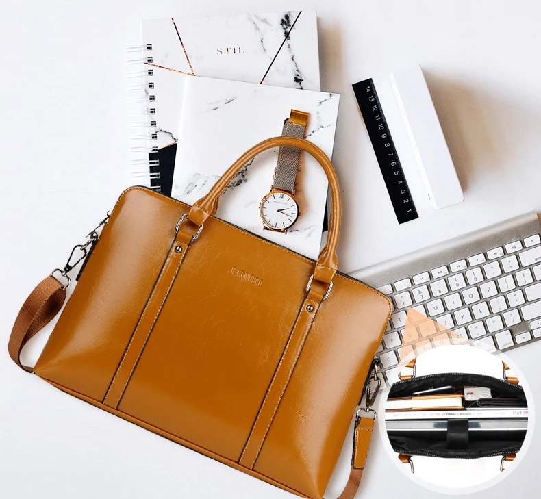 Сумки через плечо для женщин, кожаная сумка для ноутбука, деловая женская сумка 14,1 1" 15", Женская Портативная сумка на плечо для офиса
