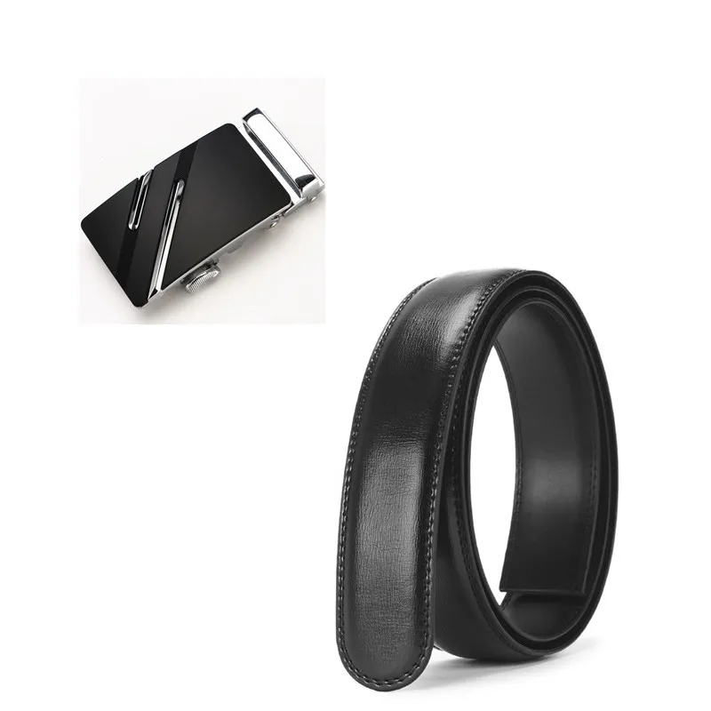 

Luxury Brand Male Genuine Leather Strap Belts For Men Good Quality Belt Automatic Buckle Black Belts Cummerbunds 3.5cm