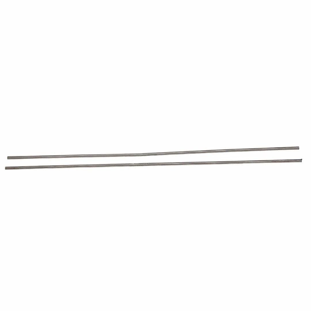 2pcs Sliver 304 Stainless Steel Capillary Tube Tubing OD 5mm ID 3mm Length 500mm