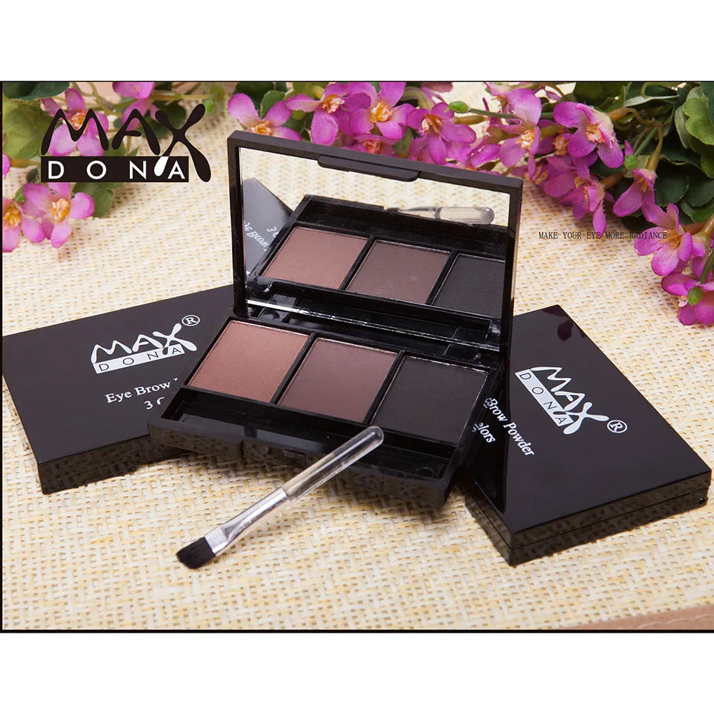 New 3 Color Eyebrow Powder Palette Cosmetic Eye Brow Enhancer Long-lasting Waterproof Makeup Eye Shadow With Brush Mirror Kits New 3 Color Eyebrow Powder Palette Cosmetic Eye Brow Enhancer Long-lasting Waterproof Makeup Eye Shadow With Brush Mirror Kits